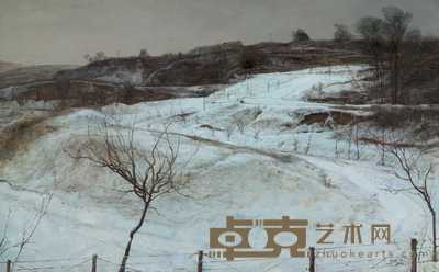 张俊明 2005年作 残雪之三 110×160cm